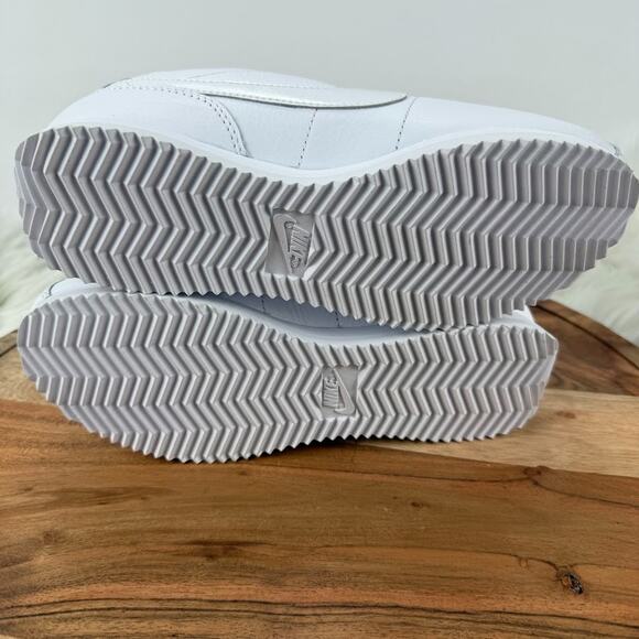 Nike Cortez 23 Premium White-White "All White" Womens Sz 5.5 FB6877-100 - Picture 9 of 11